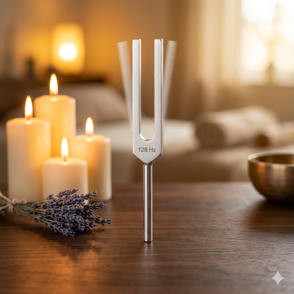 Diapason Thérapeutique 128 Hz | Relaxation Douce & Apaisement du Mental – Harmonie Vitale