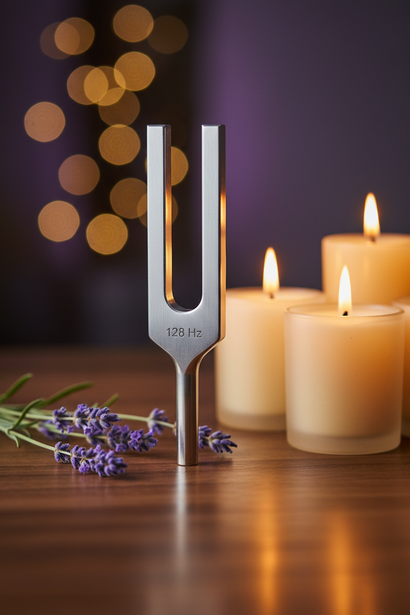 Diapason Thérapeutique 128 Hz | Relaxation Douce & Apaisement du Mental – Harmonie Vitale